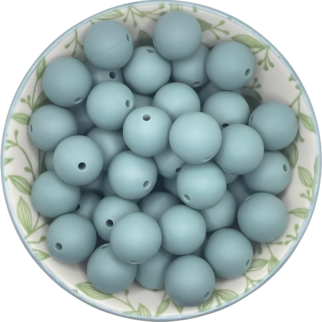 Siliconen kralen 15mm moondust