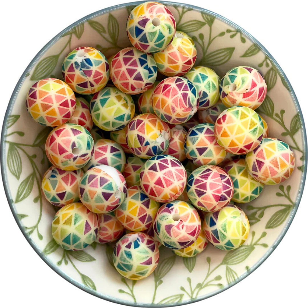 Siliconen printkralen mozaïek 