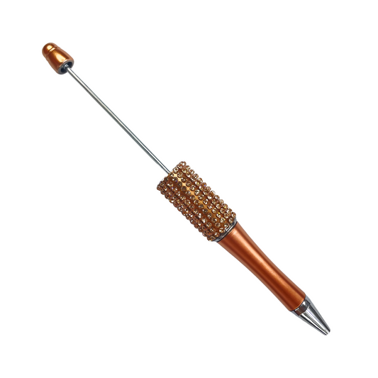 Kralenpen Strass Goud