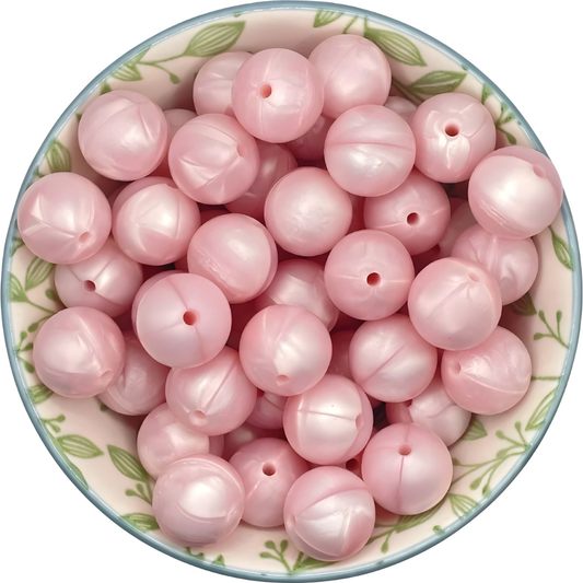 Siliconen Kralen Pink Pearl