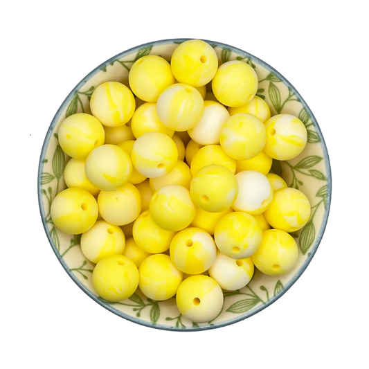 Printkralen Marble Yellow