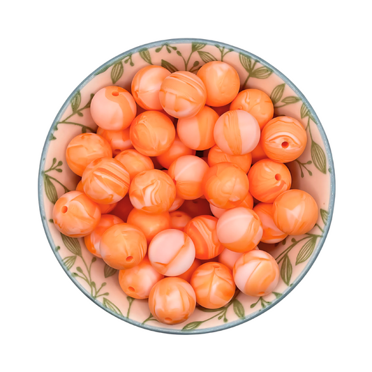 Printkralen Marble Orange