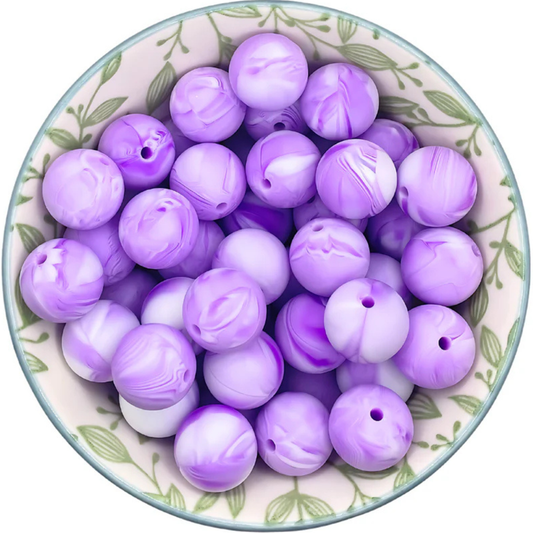 Printkralen Marble Purple
