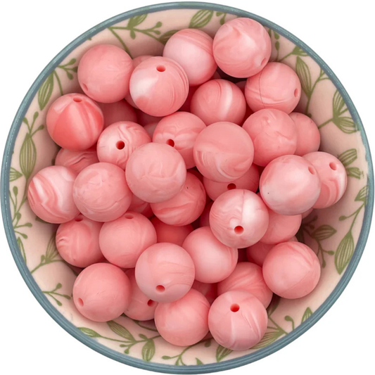 Printkralen Marble Warm Pink