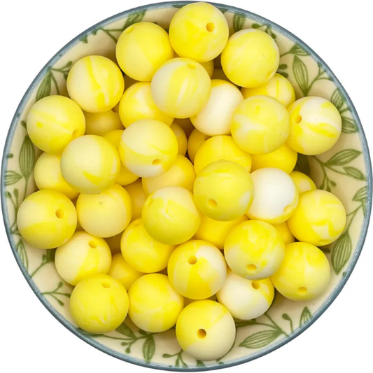 Printkralen Marble Yellow