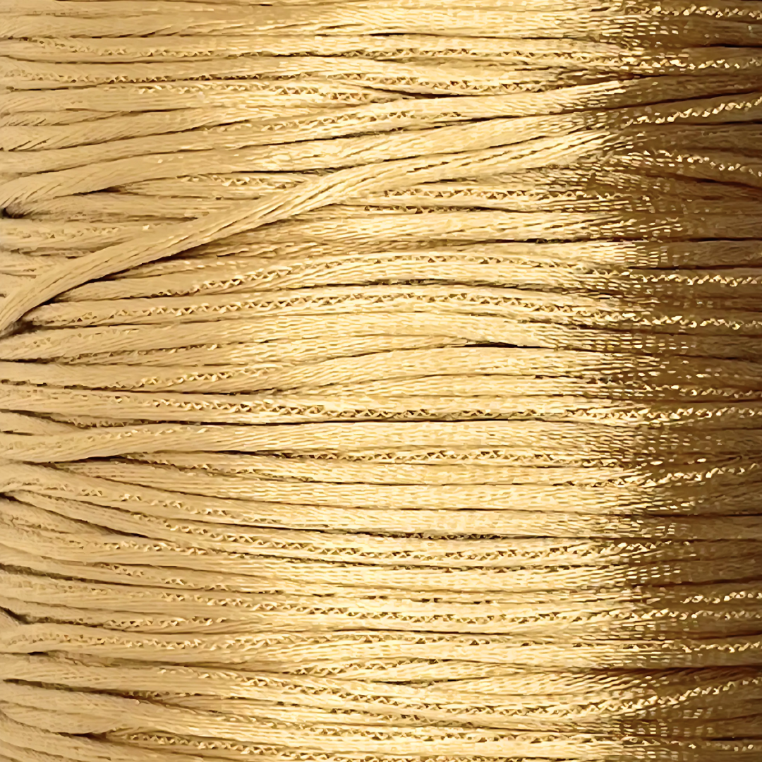 Rijgdraad 1,5mm kleur goud
