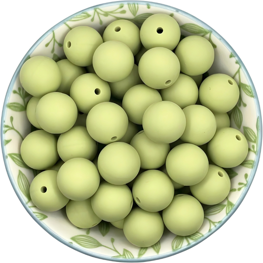 Siliconen Kralen Sage 25st