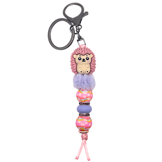 Sleutelhanger Egel Pink