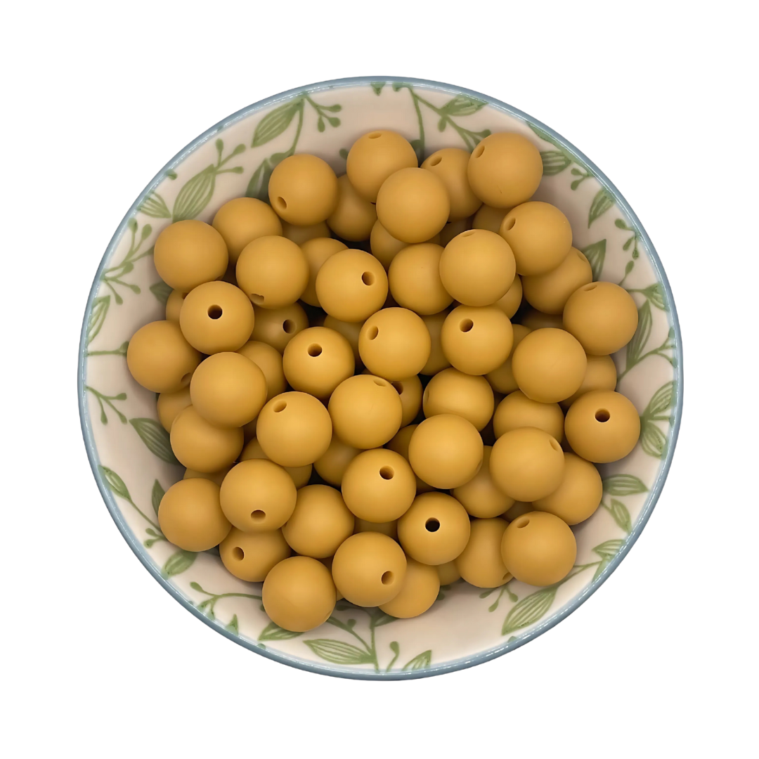 Siliconen kralen 12mm amandel