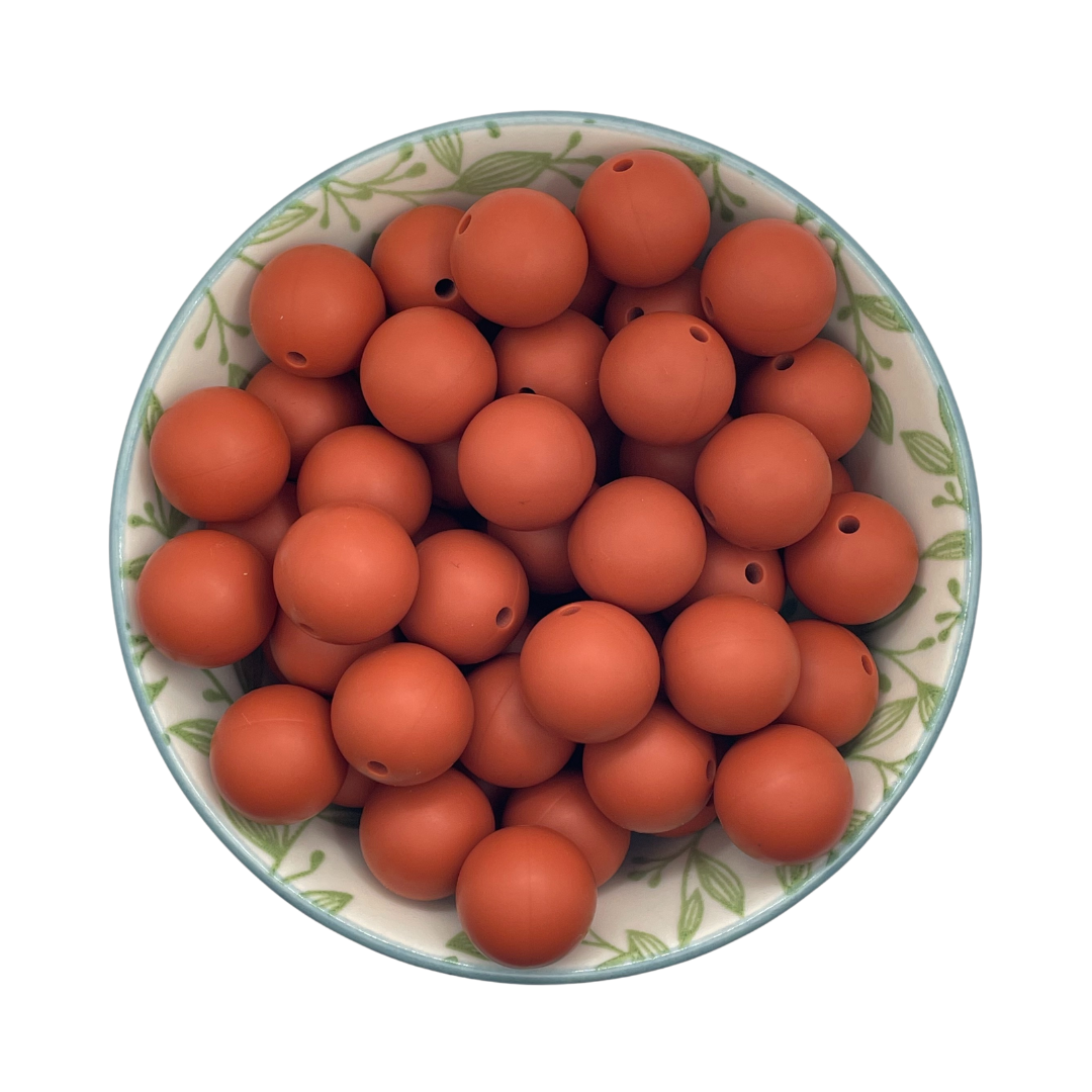 Siliconen kralen 15mm klei