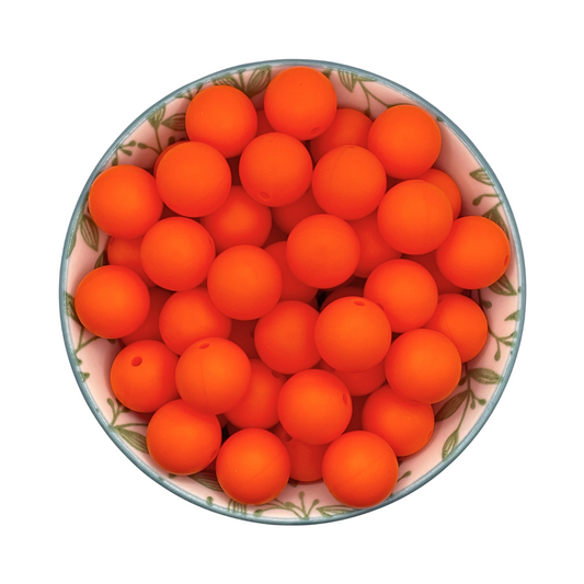 Siliconen Kralen Oranje