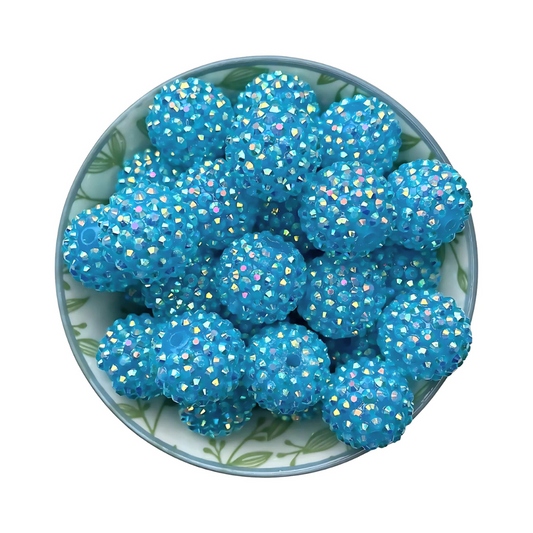 Rhinestone Blauw